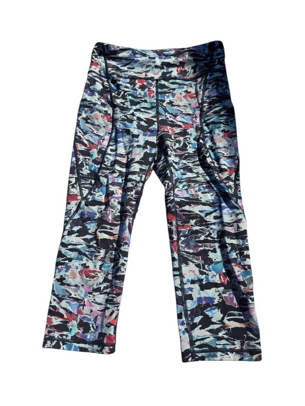 Lululemon Multicolor Printed Active Capri Leggings